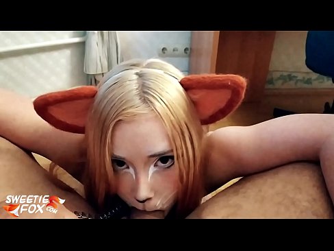 ❤️ Kitsune llyncu dick a cum yn ei cheg ❌ Fideo porn wrthon ni ❌❤